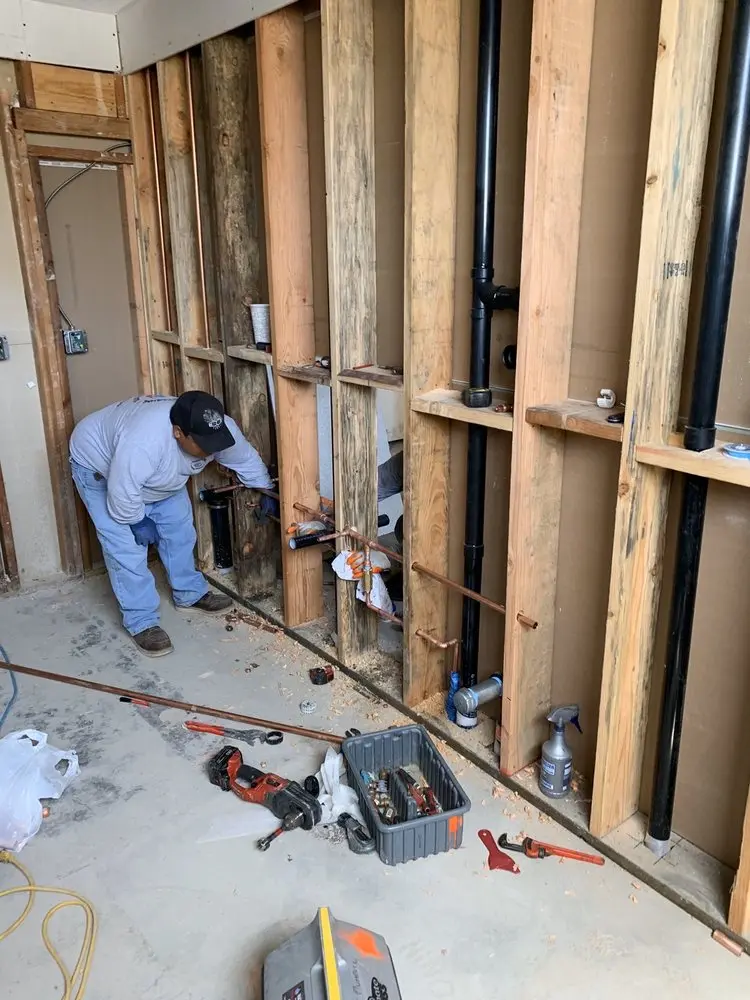 Commercial rough-in plumbing for Commercial Plumbing in Seven Oaks